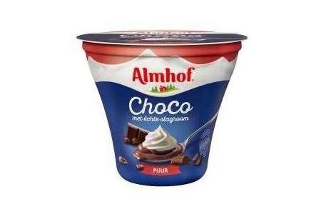 almhof choco met echte slagroom puur