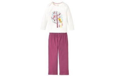 kinder pyjama roze boom