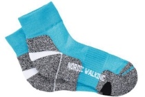 nordic walkingsokken blauw