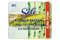 4 laags balsam tissues