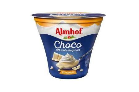 almhof choco met slagroom wit vanille