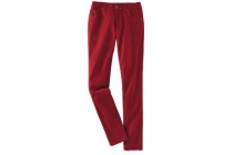 stretchbroek rood