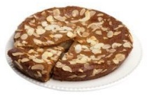 speculaastaart met amandelspijs