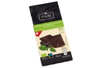 fairtrade biologische chocolade pepermuntsuiker