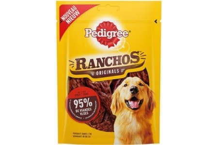 pedigree hondensnacks ranchos rund