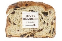 ah krenten en rozijnenbrood half