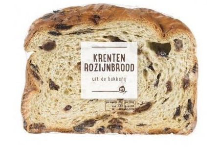 ah krenten en rozijnenbrood half