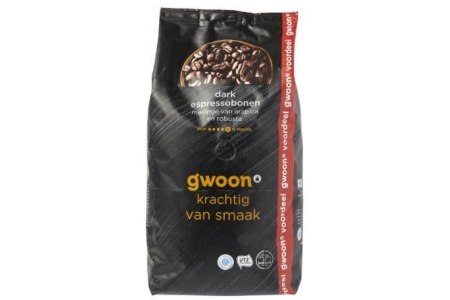 g woon espressobonen dark