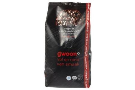 g woon espressobonen regular