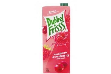 dubbelfrisss framboos en cranberry