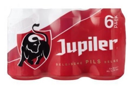 jupiler belgische pils six pack 6 x 0 3l