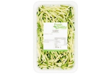 fresh quality courgettespaghetti