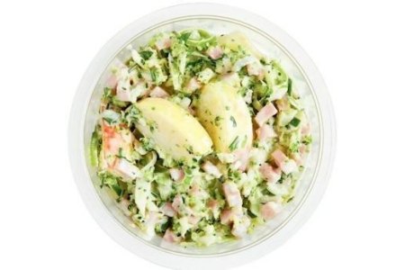 rauwkost salade met ham en appel