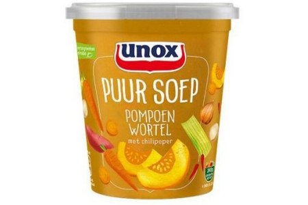 unox puur soep pompoen wortel