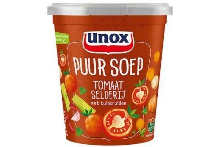 unox puur soep tomaat selderij