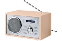 silvercrest r radio dab houtkleur