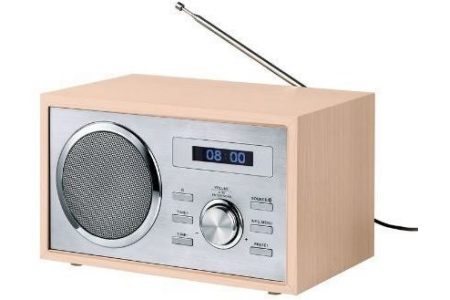 silvercrest r radio dab houtkleur