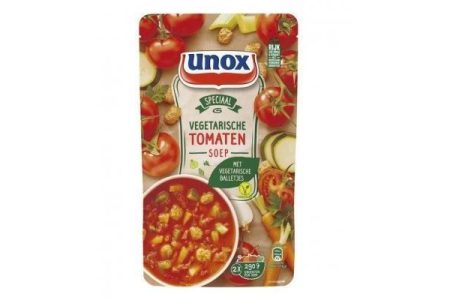 unox vegetarische tomatensoep