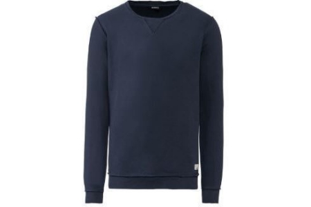 livergy r heren sweatshirt blauw