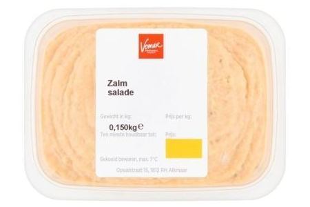 verse zalm salade
