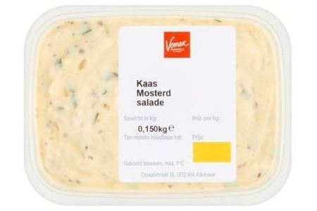 verse kaas mosterd salade