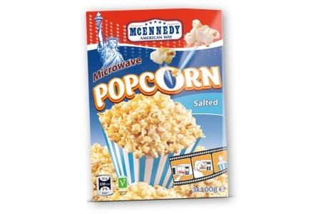 zoute magnetronpopcorn