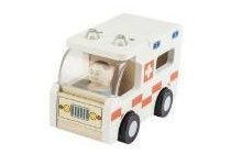 playtive junior r houten voertuigen ambulance