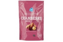 ah frisse cranberrymix ongezouten