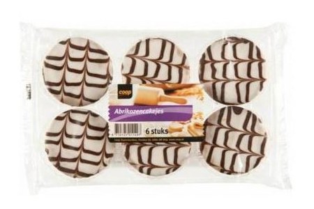 deen zebra cakejes 6 stuks