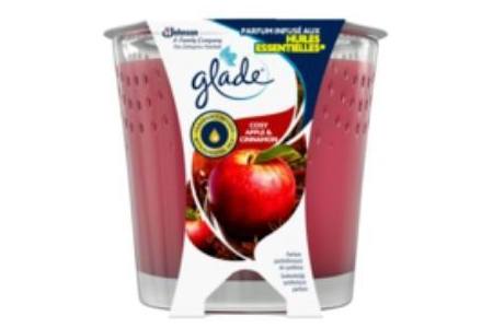 glade geurglas kaars apple cinnamon