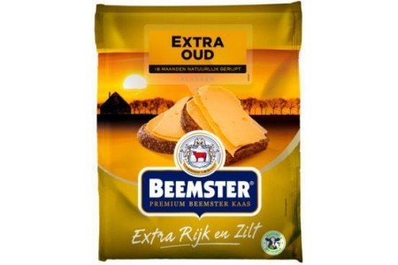 beemster extra oud 48 kaas gesneden