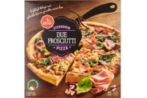 1 de beste steenoven pizza due prosciutti