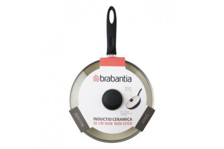 brabantia wok rood 28 cm