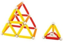 playtive junior r magnetische bouwset rood oranje geel