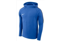 nike academy hooded sweater blauw
