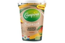 campina biologisch boeren yoghurt mango