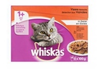 whiskas multipak vlees in gelei 1 12 pak