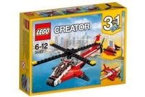 lego rode helikopter