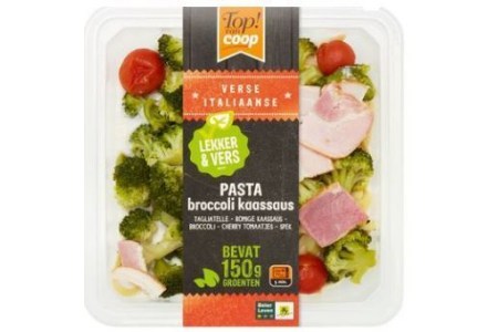 top van coop pasta broccoli kaas