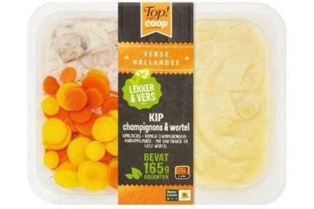 coop kip champignon en wortel