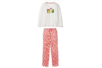 dames fleece pyjama