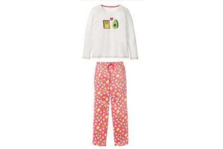 dames fleece pyjama