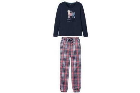 dames fleece pyjama