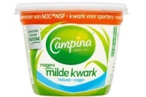 campina magere milde kwark naturel