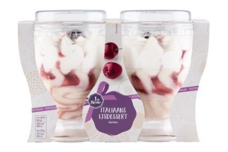 1 de beste italiaans ijsdessert kersen