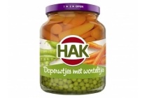 hak doperwtjes met worteltjes extra fijn