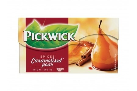 pickwick spices caramelised pear zwarte thee