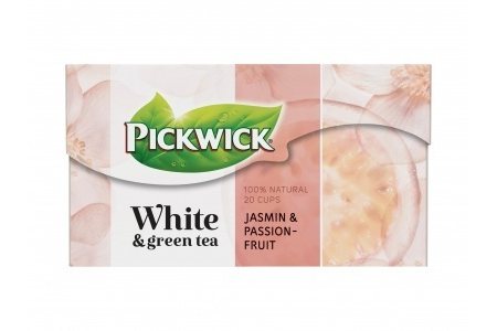 pickwick white jasmin en passionfruit witte en groene thee