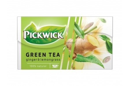 pickwick green tea ginger en lemongrass