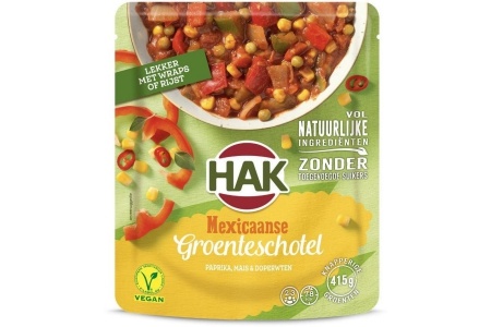 hak mexicaanse groenteschotel